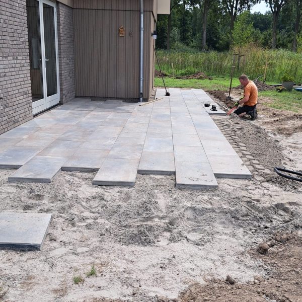 Tuin in aanleg